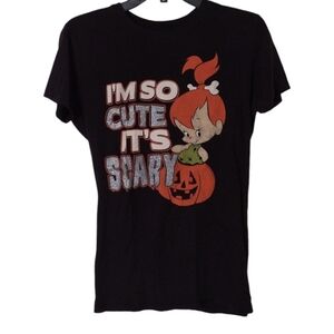 Hanna Barbera Flintstones Pebbles Halloween T-shirt Sz XL